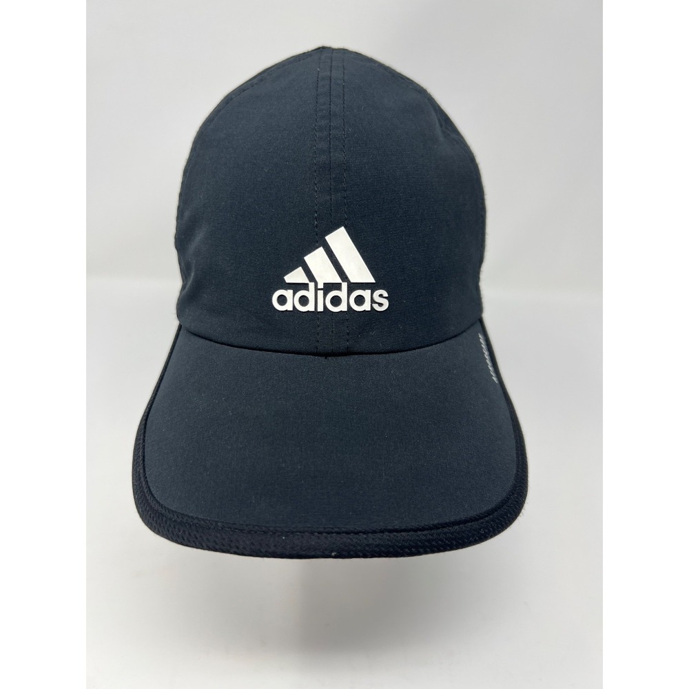 Adidas Aeroready Strapback Hat Gray One Size 3 Stripes Logo Outdoor Mens